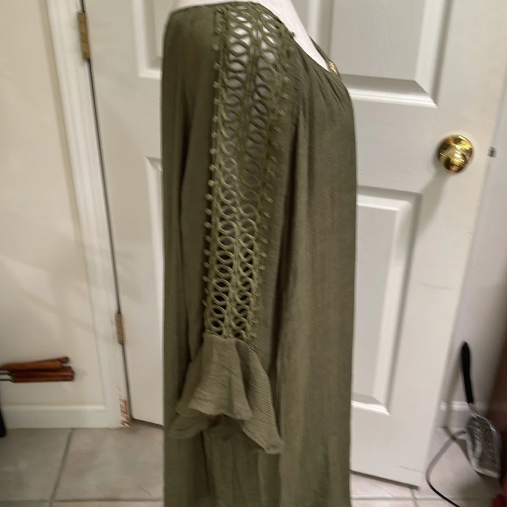 INDIGO ROSE DAY DRESS SIZE 3X - Picture 6 of 9